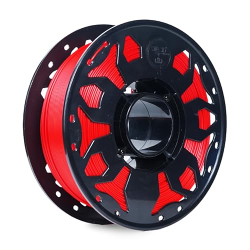 Image of WOL3D PLA PRO+ (Candy Red) 3D Printer Filament Roll, 1kg Net Weight, Greater Flexibility, Eco-Friendly, Low Warping Output, 1.75mm Diameter ±0.02mm Accuracy, Ideal for DIY Makers, Compatible