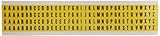leyenda de zaragoza coahuila  Brady 3400-LTR KIT, 34 Series Paquete de letras combinadas, 3/8\