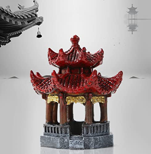 Sdeetesamjun Fairy Garden Accessories Mini Pavilion Pagoda Garden Statue Zen Garden For Desk Japanese Home Office Decor Meditation Accessories #TOP4