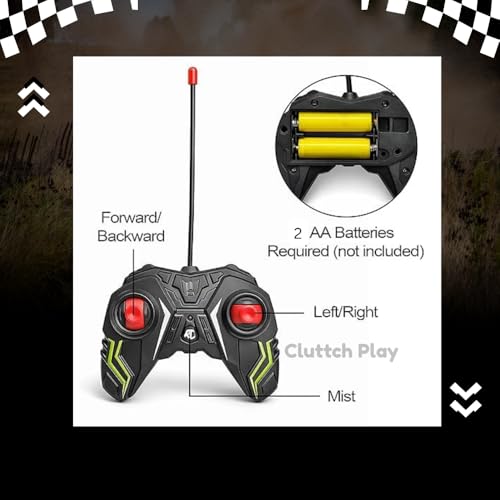 Image of F1 Remote Controller Race Cars for 6-12 Years Old Boys Girls Mist Spray Racing Rechargeable RC Drift Car Toy, Smoke |Fog Stream LED Light |Birthday Gift for Kids and Adults (360 degree F1)