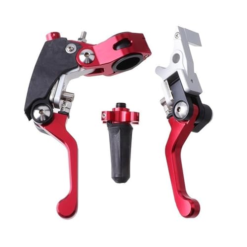 Levier d'embrayage de moto et frein rouge compatible pour YZF EXC course tout-terrain