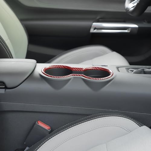 Cubierta de portavasos frontal para Mustang 2024 rojo miniatura 7