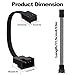 YARCHONN 4Pin PWN to 3Pin Standard Fan Adapter Cable 3 Pin to 4 Pin Motherboard PC CPU Fan Temperature Control Cooling Extension Cable Adapter Molex Connector for Desktop Computer-11.5cm-2pcs