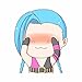 BLKUOPAR 5.1 '' League of Legends Cartoon Jinx Adesivi Personalità Impermeabile Decalcomanie per Bottiglia di Acqua Computer Portatile Bagagli Chitarra Skateboard