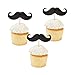 Party Supplies - Mustache Food and Cupcake Party Picks (2-Pack of 25)