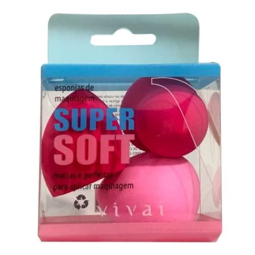 Vivai Kit Esponja Maquiagem Super Soft 3un 5000.1.1
