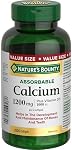 NATURE'S BOUNTY Calcium Plus Vitamin D3, Absorbable, 1200 mg, Bone and Tooth Aid, Capsules, 535 g