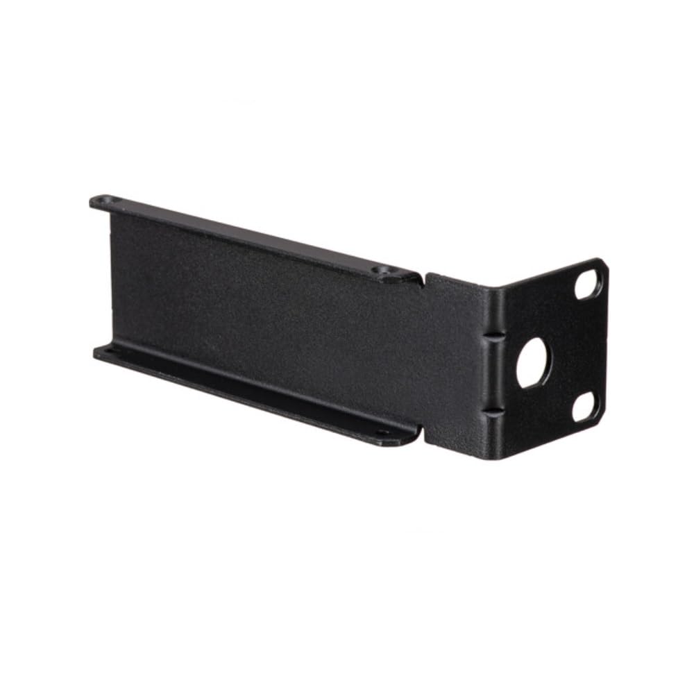 Kit staffa di montaggio a rack 1U adatto per ricevitori microfonici wireless Shure SLX4 SLXs SLXD4, kit di montaggio a doppio rack in metallo, nero