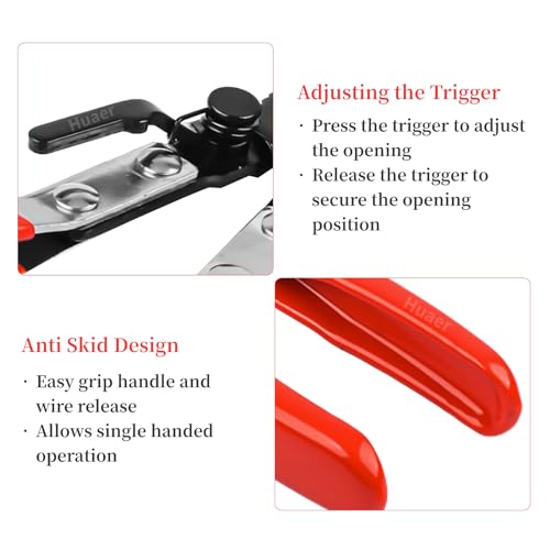 Akozon Car Soldering Pliers, Metal Soldering Plier Multi-Function Wire Welding Clamp Pick‑Up Aid Tool Wire Welding Pliers For Automobile Maintenance Repairing Tool - Image 7