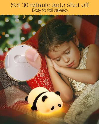 Image of Recolte Kids Night Light with Gift Basket, Panda Night Light for Kids with Gift Box, Baby Gift, Girl Birthday Gift, Cute Teen Girl Gifts, Christmas Gifts