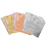 Algopix Similar Product 19 - 300 Sheets Imitation Golden Silver Rose