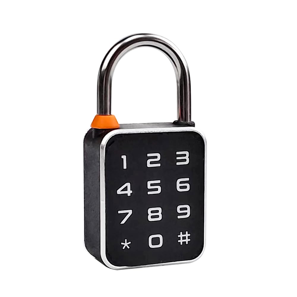 Ener-j Smart Fingerprint Padlock - Keyless Entry - Bluetooth App Control - Zinc Alloy