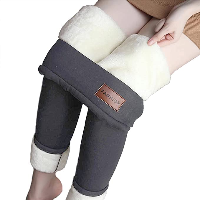 Yutdeng Damen Hosen Winter Fleece Leggings Thermo Hosen Dick Warme...