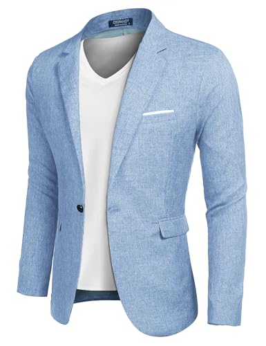 COOFANDY Herren Sakko Sportlich Freizeit Blazer Regular Fit Anzug Lässig...