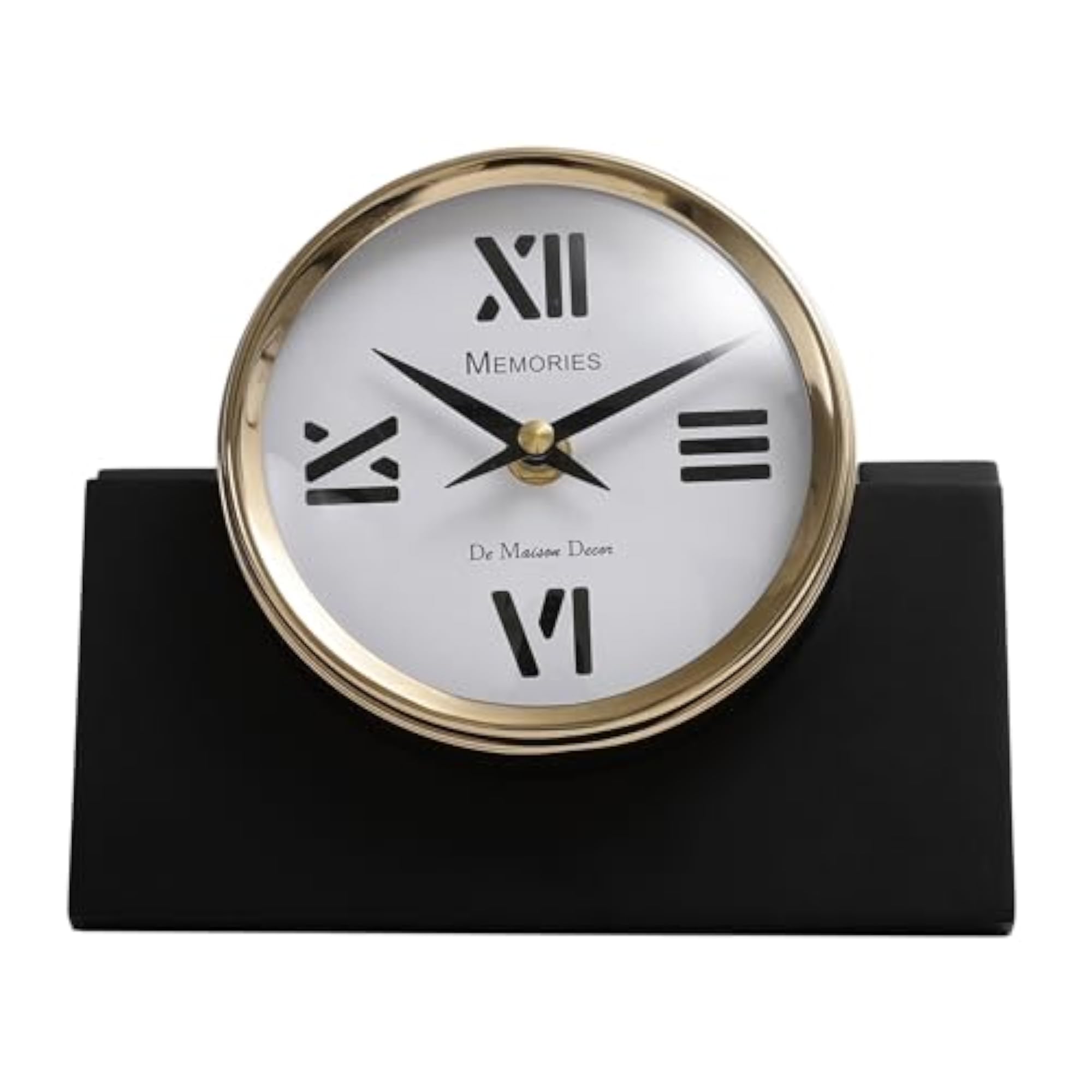 Handcrafted Marbellic Table Clock for Kids Room, Bedroom, Study Table
