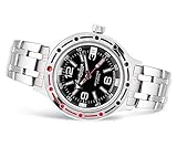 russischer orden roter stern Leuchtende Zeiger und Ziffern.