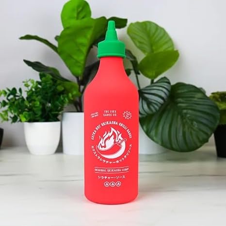 Gift Republic Gift Republic Chilli Sauce Bottle Silicone Lamp – Trendy Touch Desktop Lamp – Bedroom Décor Light – USB Rechargeable Soft Silicone Light – Portable Night Light for Kids, Teens & Adults photo 2