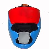 Joycaling Boxen Kopfbedeckungen Kickboxen Sparring Karate Kopfbedeckungen Boxen MMA Training Taekwondo Gesichtsschutz (Color, Size : M)