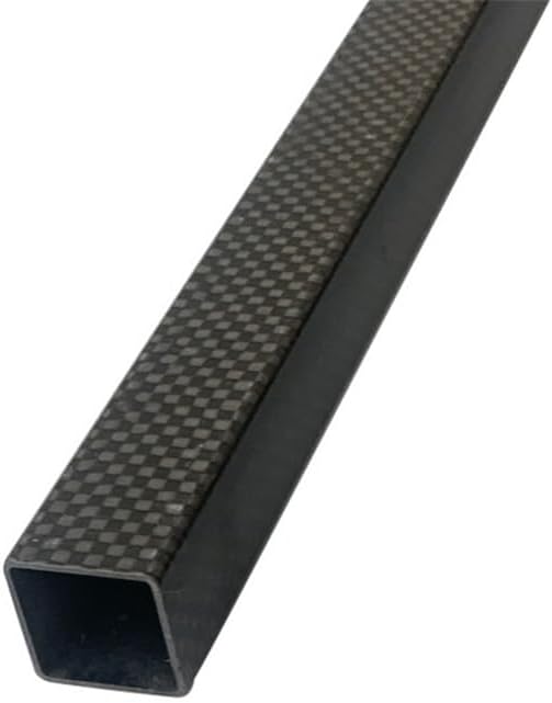 600mm Carbon Fiber Square Tube Plain Matte Finish Pipe, for Sports Equipment tubing Parts 1pcs(30X30X28X600mm)