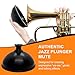 Trumpet Plunger Mute Replacement for Mutec MHT160 Rubber Plunger Mute Trumpet, Trombone Plunger Mute Classic Jazz Wah-Wah Sound - Durable and Lightweight
