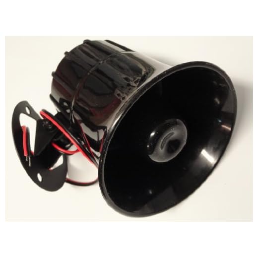 Powerhouse TEP 4" Inch 6 Tone High db Car Alarm Replacement Siren