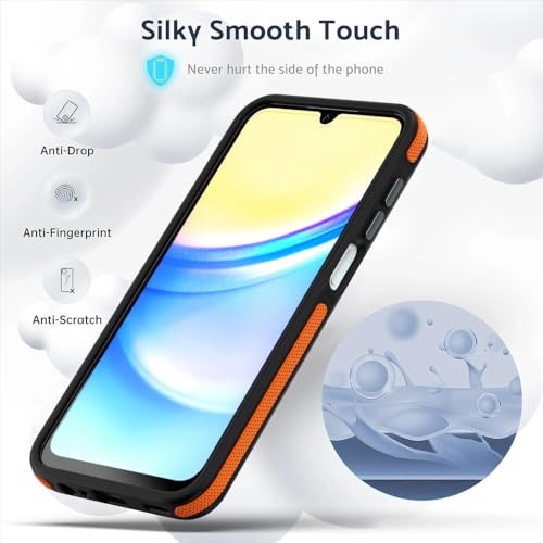 Housse airbag Samsung S24 Plus orange idéale pour sécuriser votre smartphone en voyage