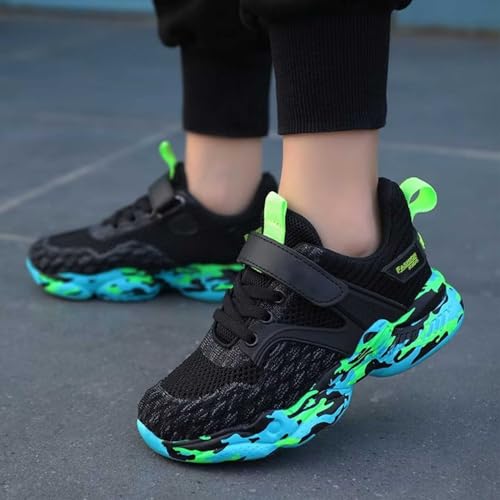 Running Shoes Kids Girl Boy Fashion Sneaker One Strap Breathable Athletic Sport Shoes (Toddle&Little Kid&Big Kids)3