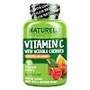 NATURELO Vitamin C with Organic Acerola Cherry Extract and Citrus Bioflavonoids - Vegan Supplement - Immune Support - 500 mg VIT C per Cap - Non-GMO - 90 Capsules