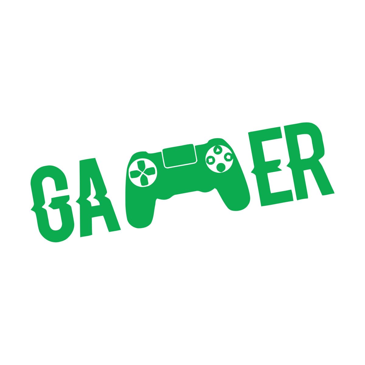 GameBox Video Game Controller wall Decals Gamer DIY wall Decal Gamer wall Sticker for Kids Bedroom Vinyl Wall Art Mural Small - 11x42cm — image 1