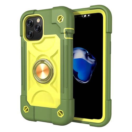 Coque iPhone 13 Pro Max vert foncé rigide et silicone souple
