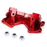 Atomik RC Alloy Front Lower Bulkhead, Red fits the Traxxas 1/10 Slash and Other Traxxas Models - Replaces Traxxas Part 2530