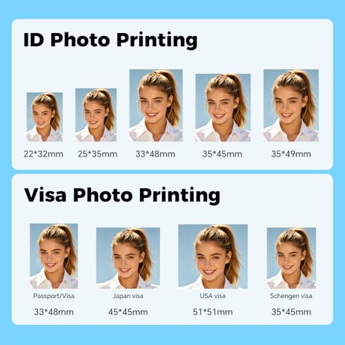 Image of iDPRT 4x6 Photo Printer, Portable Color Picture Printer, Thermal Sublimation Mini Picture Printer, Bundle 108 Sheets Photo Paper & 2 Ribbon Cassette, Photo Printer for iPhone & Android, White