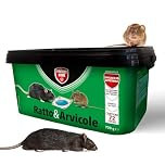 PROTECT HOME Rodicum CT Pasta, Veleno per Ratti, Topi e Arvicole in Pasta Fresca. Esca Topicida Ratticida Efficace, Elimina in Modo rapido Ratti, Topi e Arvicole. 720 g