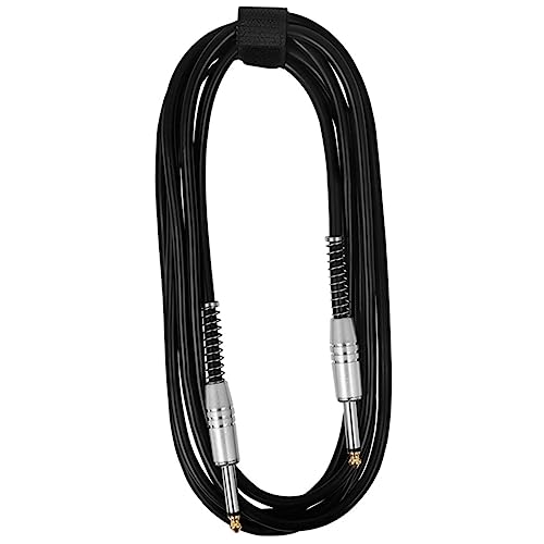Garneck Musical Instruments Parts 10m Guitar Cable Standard 6.35mm Connector Durable and Wear-Resistant