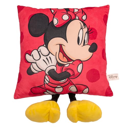 Image of Mirada Mickey Plush Toy with Legs - Soft Stuffed Toy, Cute Pillow for Kids, Birthday Gift for Boys & Girls, Licensed Disney Decor - 35cm