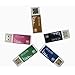 V.one All-in-One Aluminum 4 Slots USB 2.0 Memory Card Reader Adapter Support D/SDHC, MMC/RS MMC, TF/MicroSD, MS/MS PRO/MS DUO, M2 Cards (Multiple Colors)
