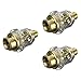 DOITOOL 3Pcs 1/4 Inch Oiler Automatic Air Line Oiler Air Compressor Lubrication In- Tool Oiler inline 1/4 Inch Oil Inline Oiler Automatic Oiler Pneumatic Tool