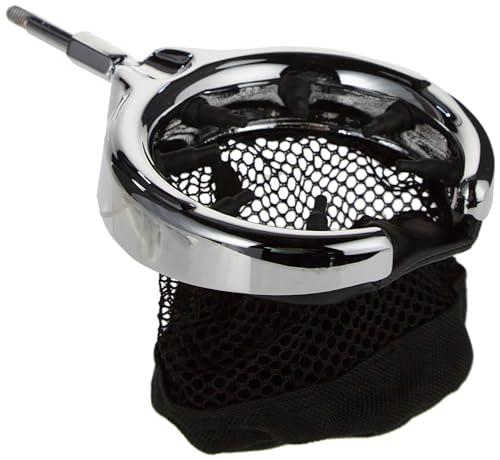 Kuryakyn 1475 Motorcycle Handlebar Accessory: Drink/Cup Holder with Mesh Basket, Universal Fit for Motorcycles with 1-1/4