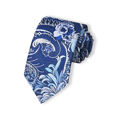 Image of Men's Tie Set with Pocket Square and Cufflinks | 100% microfiber; tie 59 x 3.15 in; square 10 x 10 in; gift box included