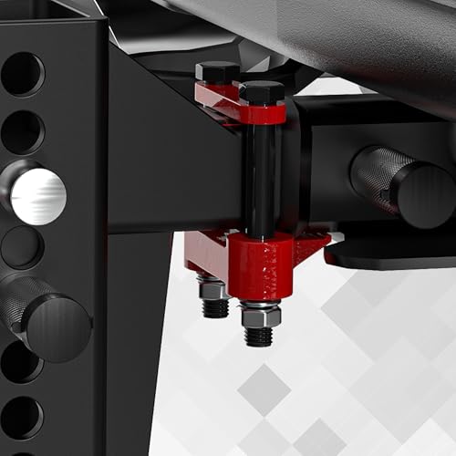 Image of TYT Adjustable Tri-Ball Trailer Hitch for 2 inch Receiver, 4.5 inch Drop /Rise, Triple Balls (1-7 /8 inch, 2 inch, 2-5 /16 inch) with Shackle, 10,000 lbs GTW, 1,000 lbs TW,Pin Lock & Hitch Tightener