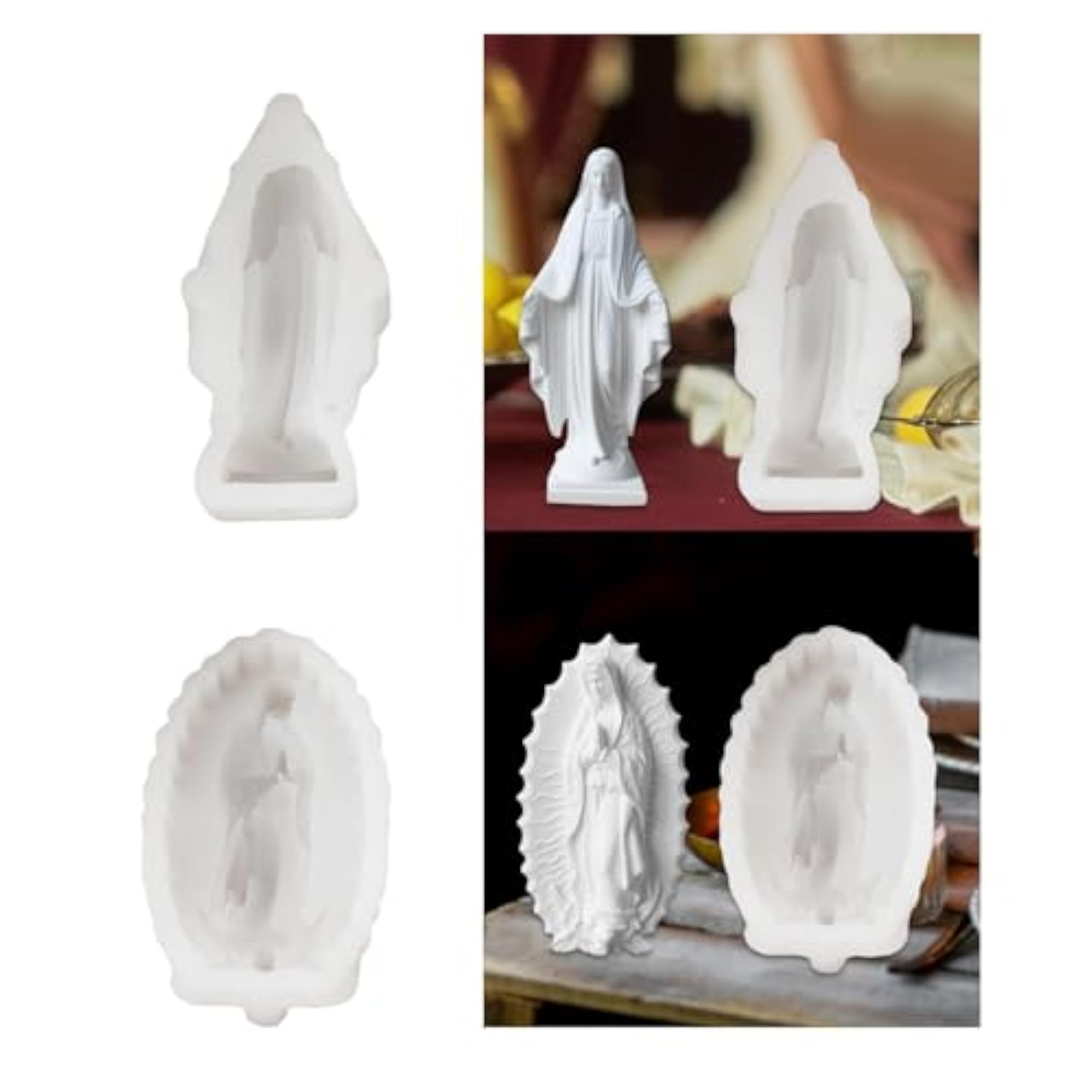Silicone Candle Mould DIY Craft 3D Model for Home Decor