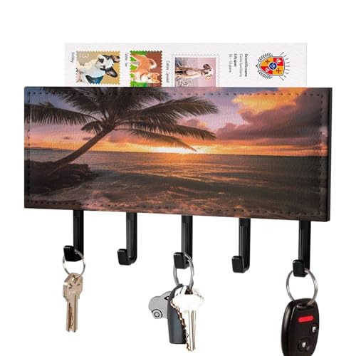 Soporte de correo de pared para solucionar el desorden de cartas y llaves en casa 2