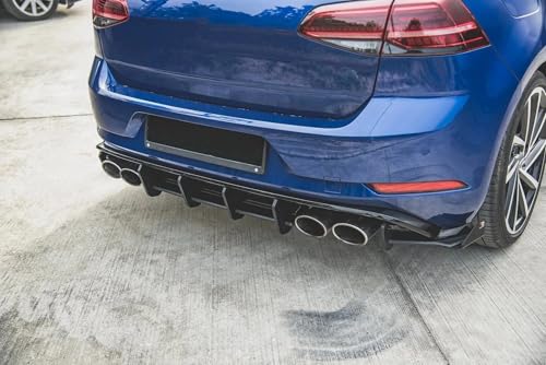 Difusor trasero Golf 7 GTI 2014-2017 kit de carrocería V2 para parachoques splitters 4