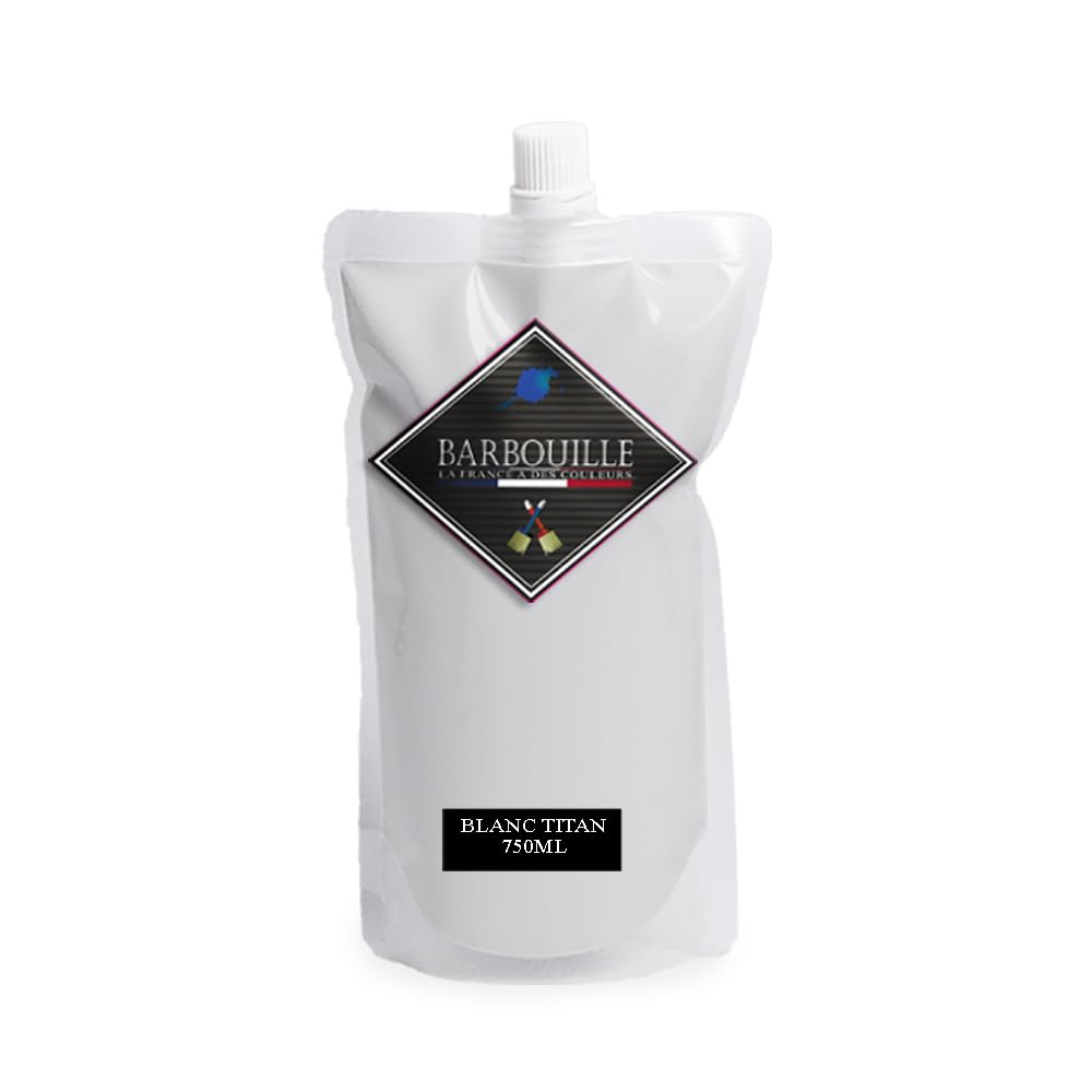 Acrylic Underlay with Strong Adhesive Force for All Difficult Surfaces: Tiles, Aluminium, PVC etc. 1 Litre White - Titanium