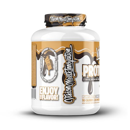 Image of VMI Sports | ProtoLyte Whey Isolate Protein Powder | Low Calorie Whey for Weight Loss and Muscle Gain | Digestive Enzymes | Non-GMO (4.6 lb, Peanut Butter Cookies and Cream)