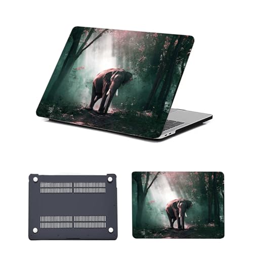 Carcasa MacBook Air 13.3 para llevar a la cafetería con diseño de elefante salvaje original