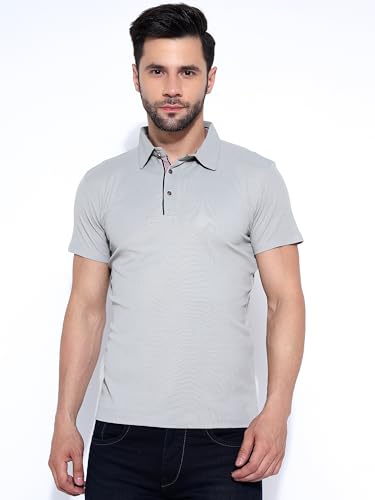 Image of Honky Tonky Men's Regular Fit Polo Neck Half Sleeve Printed Casual T-Shirt | Polo T-Shirt for Men