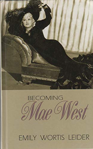 Becoming Mae West [Large Print] 0786230649 Book Cover