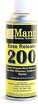 Smooth-CastTM 300 Bright White Casting Resin & Mann Ease Release 200 Mold Release Spray Bundle