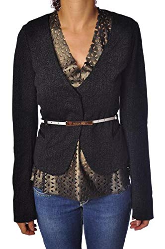  PATRIZIA PEPE Giacca Senza colo Sale e Pepe con Cintura 2S0921 tg (46)